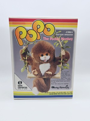 ⭐️ Vintage 1983 POPO The SINGING POCKET MONKEY Iwaya Corp Toy