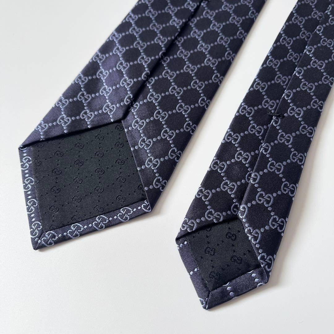 Pre-owned GUCCI GGPattern tie, interlocking all-o… - image 7