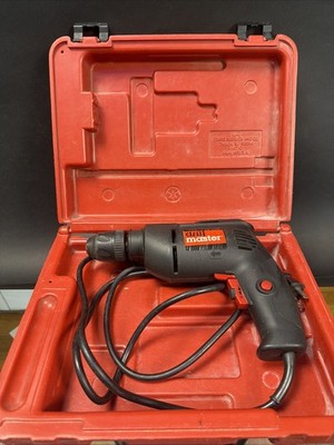 Drill Master  3/8'' Corded Drill 315.271490 W/ Sears Craftsman Hard shell Case