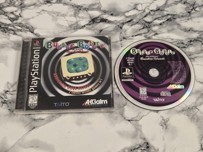 Bubble Bobble Also Featuring Rainbow Islands (Sony Play Station 1, PS1) Complete