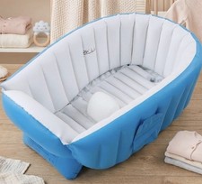 Brand new blue/white inflatable portable baby/toddler bathtub/pool
