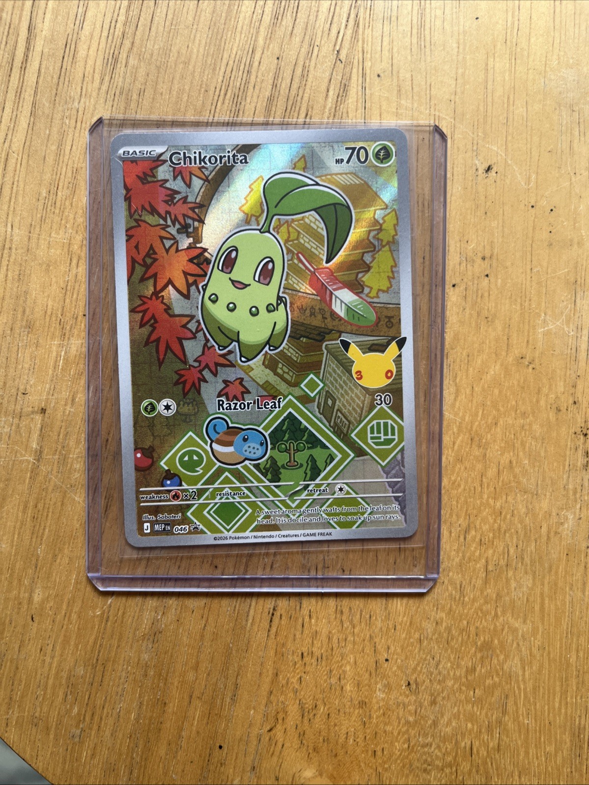 Chikorita 46 Promo ME: Mega Evolution Promo First Partners Near Mint Pokemon TCG