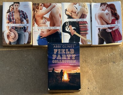 Abbi Glines 8 Book Lot Field Party Complete Series (Boxed) & 4 Sea Breeze Books