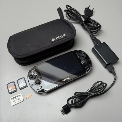 Sony Playstation Vita + Spiele + 32GB + Case + SD2Vita *PREMIUM ZUSTAND*