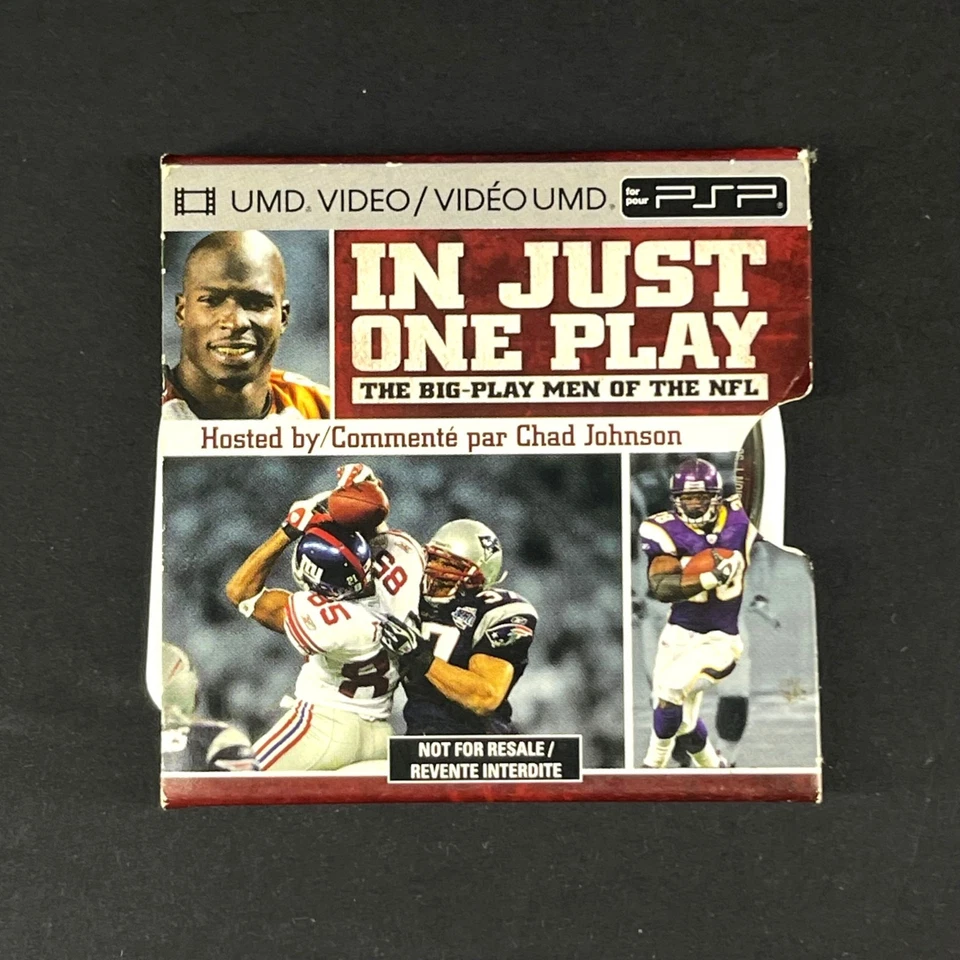 In Just One Play PSP UMD Video Featuring NFL Big-Play Moments Hosted By Chad Joh Foto 2 de 4