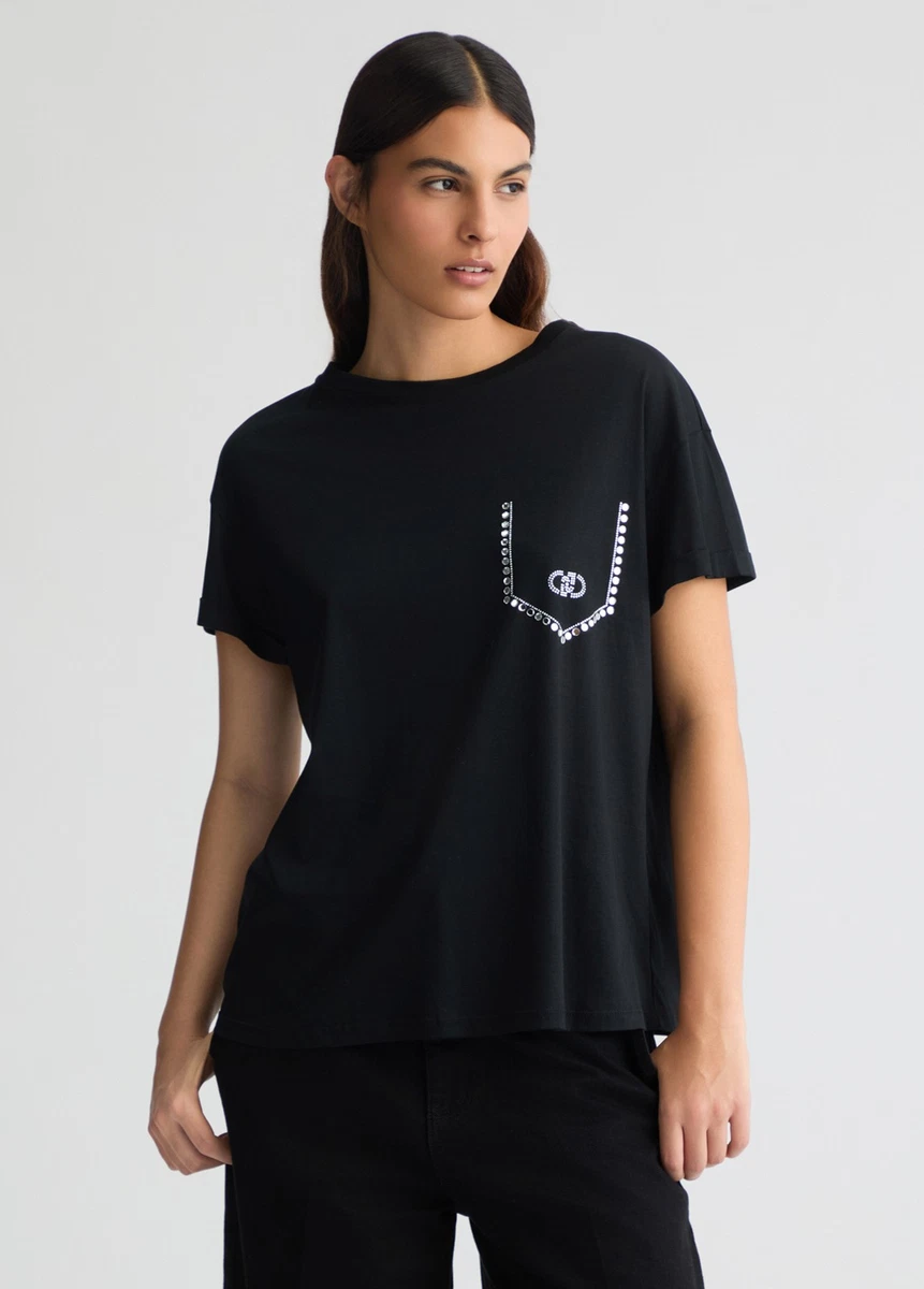 Polo in maglia piqué a maniche lunghe tinta unita - blu - Uomo - 12.00