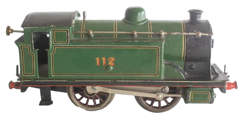 1920's Uncommon Bing #112 0-gauge Clockwork Tank locomotive - Image 3 of 4