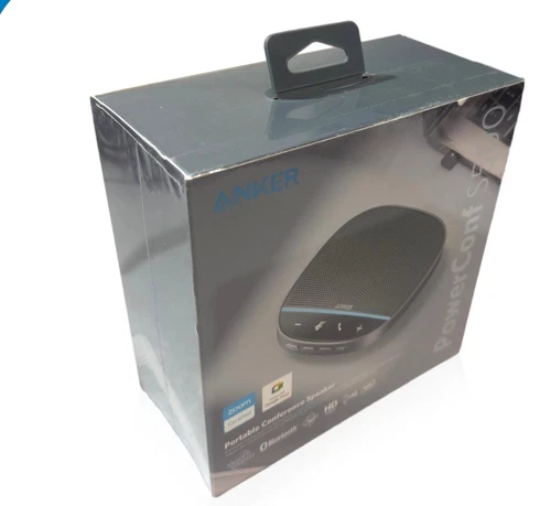 Anker PowerConf S500 Conference Speakerphone Black USB & Bluetooth NEW - product listing photo