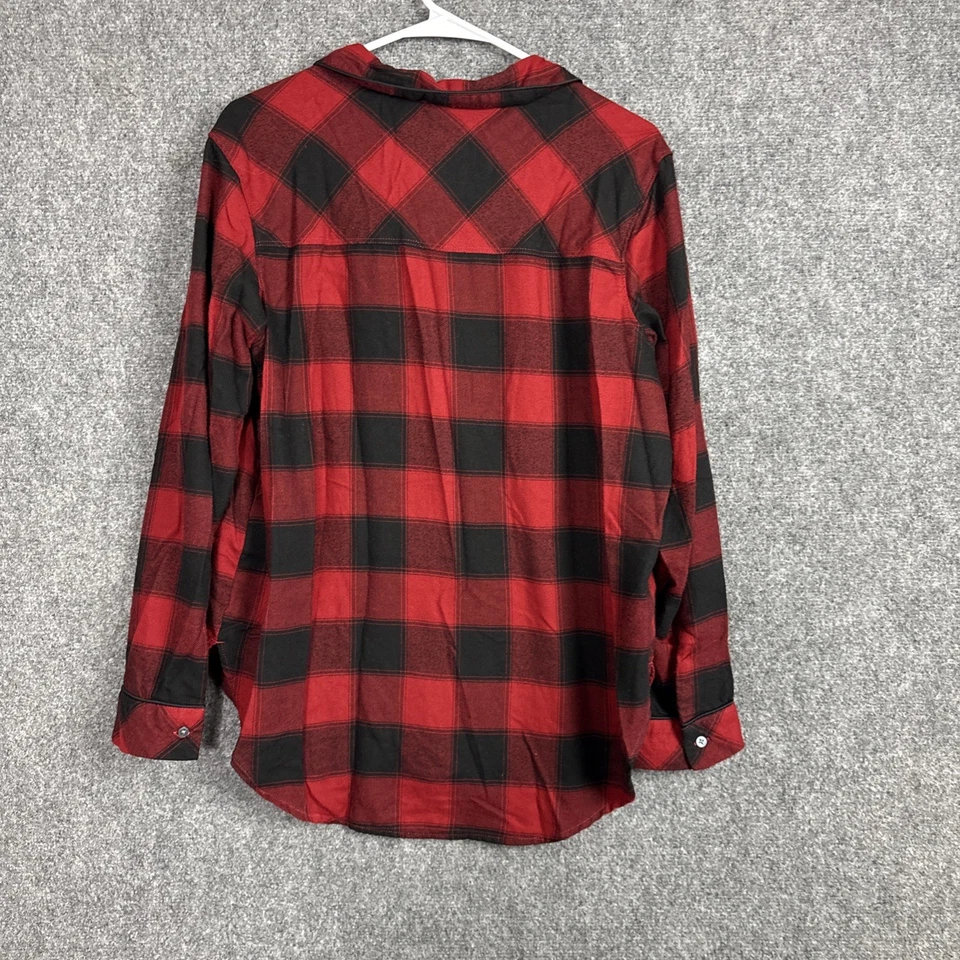 Conjunto de pijama Abercrombie & Fitch para mujer talla M rojo búfalo a cuadros Cabincore Foto 2 de 4