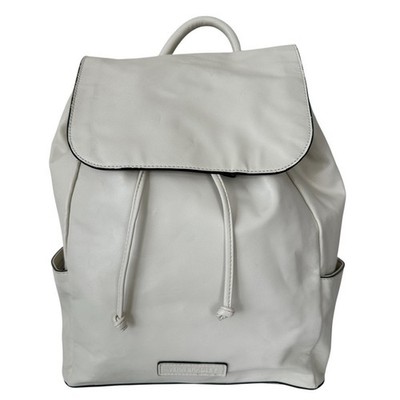 Vera Bradley Vegan Faux Leather Off White Drawstring 