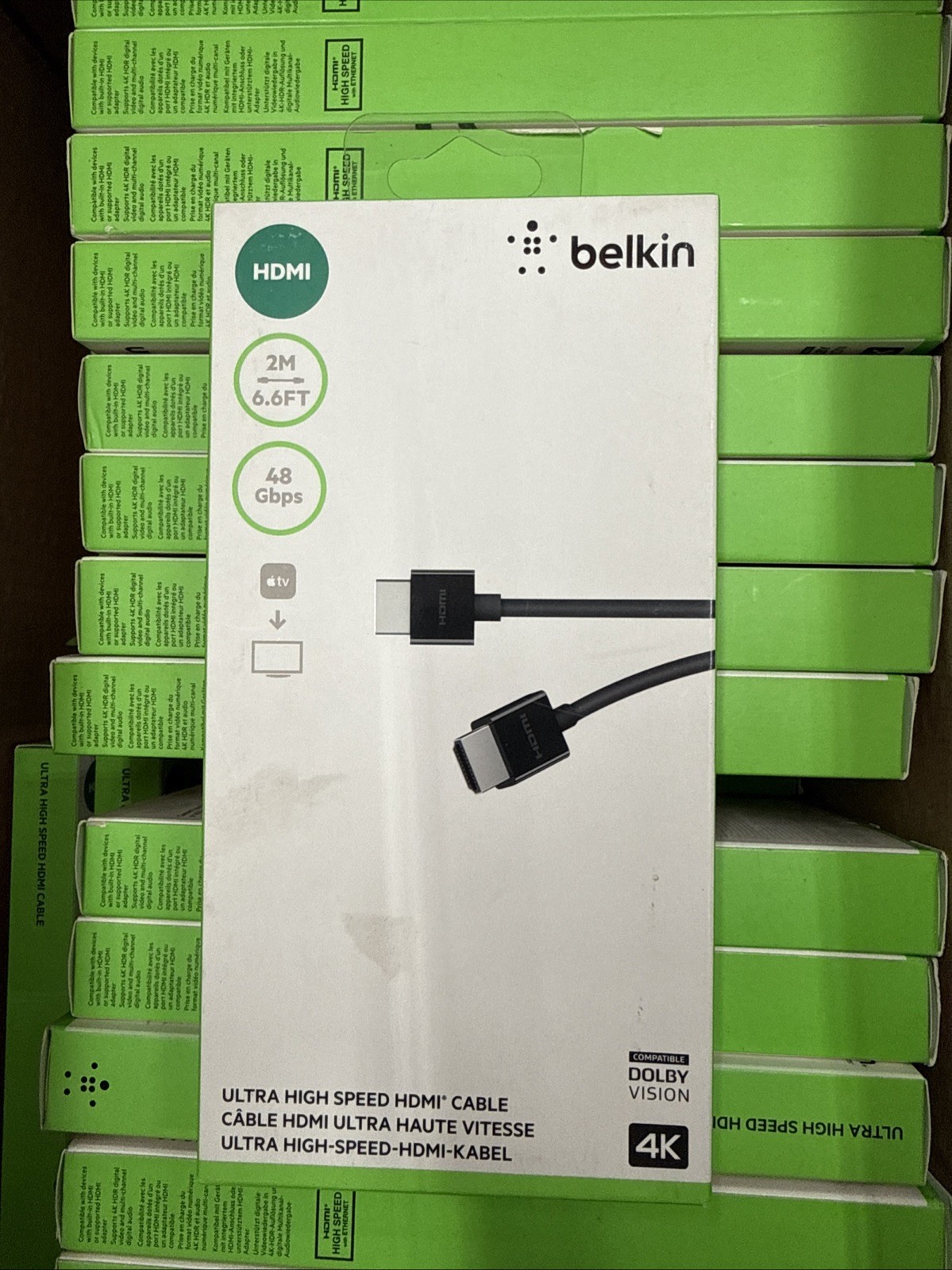Belkin Ultra High Speed HDMI Cable 2m, 6.6Ft Black