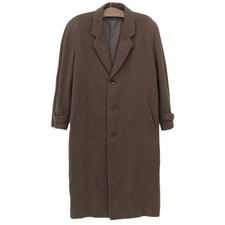 AD1989 COMME des GARCONS HOMME Vintage Wool Chester Coat M Brown mens USED