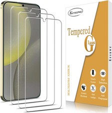3 Pack Tempered Glass Screen Protectors for Samsung Galaxy S24 5G, 6.2 Inch
