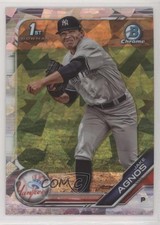 2019 Bowman Chrome Draft Sapphire Edition Jake Agnos #BDC-72 4l3