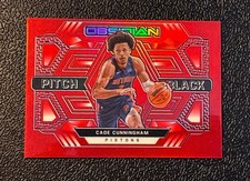Cade Cunningham (RC) *Pitch Black •Red Flood* 2021-22 Panini Obsidian TMall #4