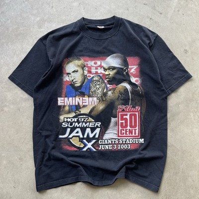VTG HOT97 2003 Summer Jam t-shirt XL y2k 93.7 Eminem 50 Cent Nas