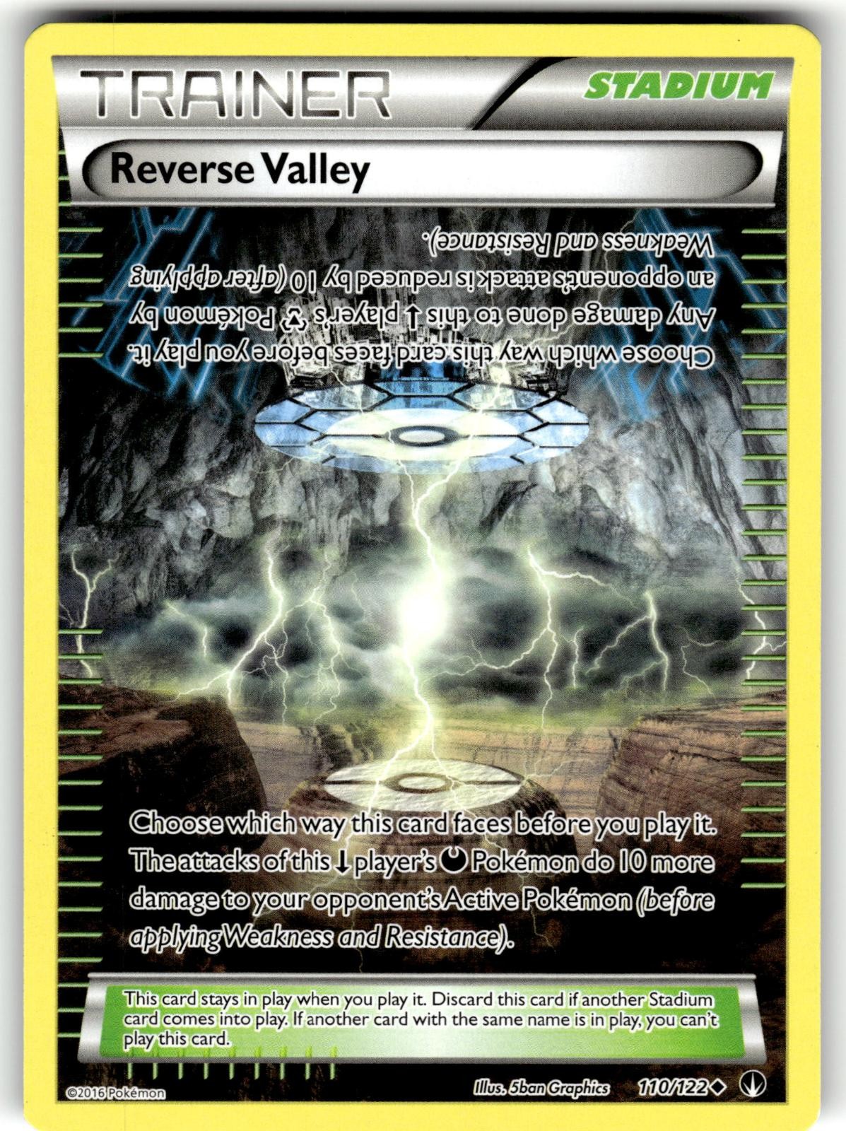 Reverse Valley 110/122 Uncommon BREAKpoint Pokemon Non-Holo LP