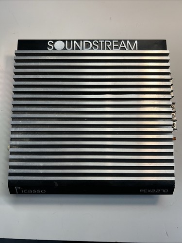 Sound Stream Picasso Amplificatore di Potenza 2ch Buono Funzionante PCX2.270 270W - Foto 1 di 13