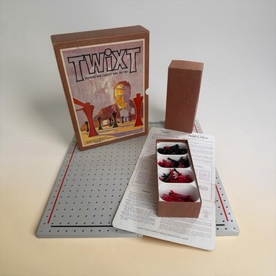 Vintage 1962 TWIXT Board Game Complete Strategy Game 3M Brand Bookshelf Games