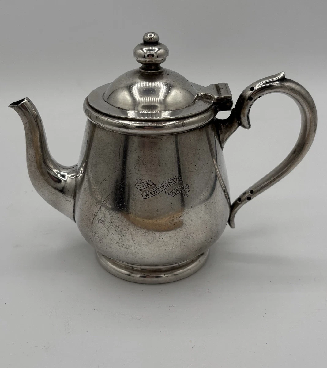1847 Rogers Bros Antique US Silver-Plated Teapots, Coffee Pots