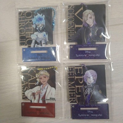 Twisted Wonderland Acrylic Stand Set of 4 Durable Great for Collectors