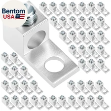 Aluminum Alloy Mechanical Lugs, Terminal Mechanical Lug, Set of 50, Tin Plated w