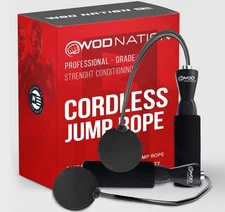 WOD Nation Ropeless Jump Rope for Men & Women - Cordless Jump Ropes for Fitness