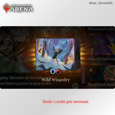 Magic Arena Code 1x Wild Wizardy Deck