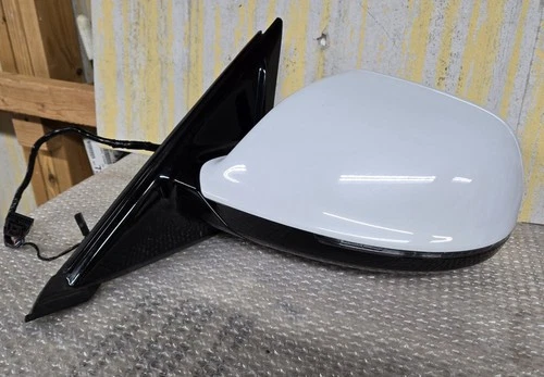 Genuine OEM 2013-2017 AUDI Q5 Driver Left Side View Mirror 8R1857409AN White