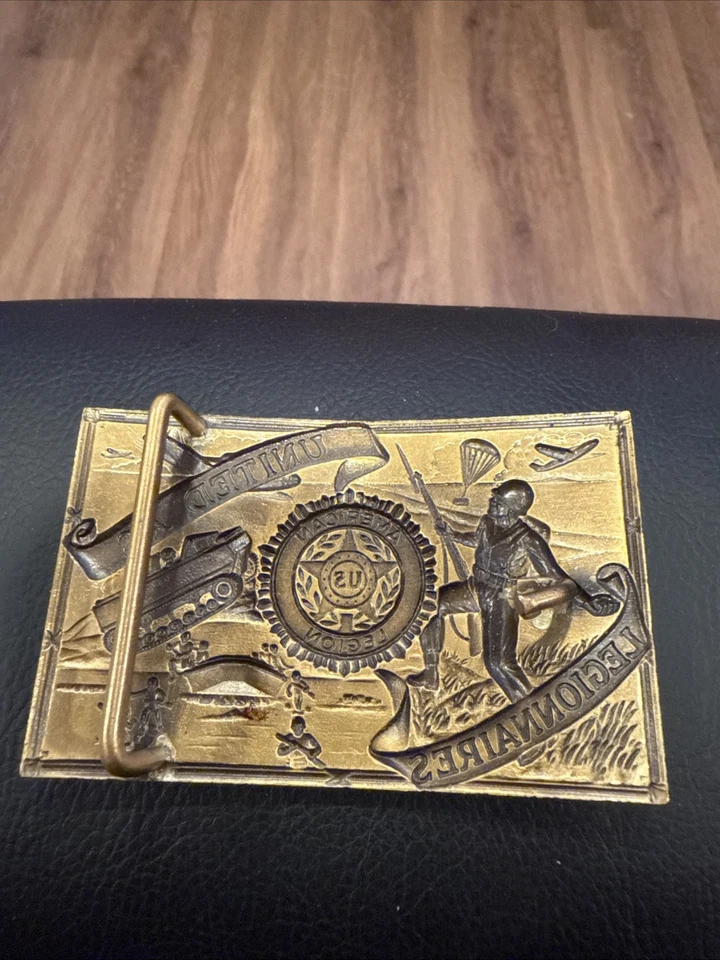 Legión Americana Unidos como Legionarios Militar Temática Hebilla de Cinturón De Colección NUEVO Foto 2 de 2