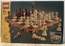 LEGO 40719 Set Scacchi Tradizionali (2 in 1 include Dama) NUOVO SIGILLATO