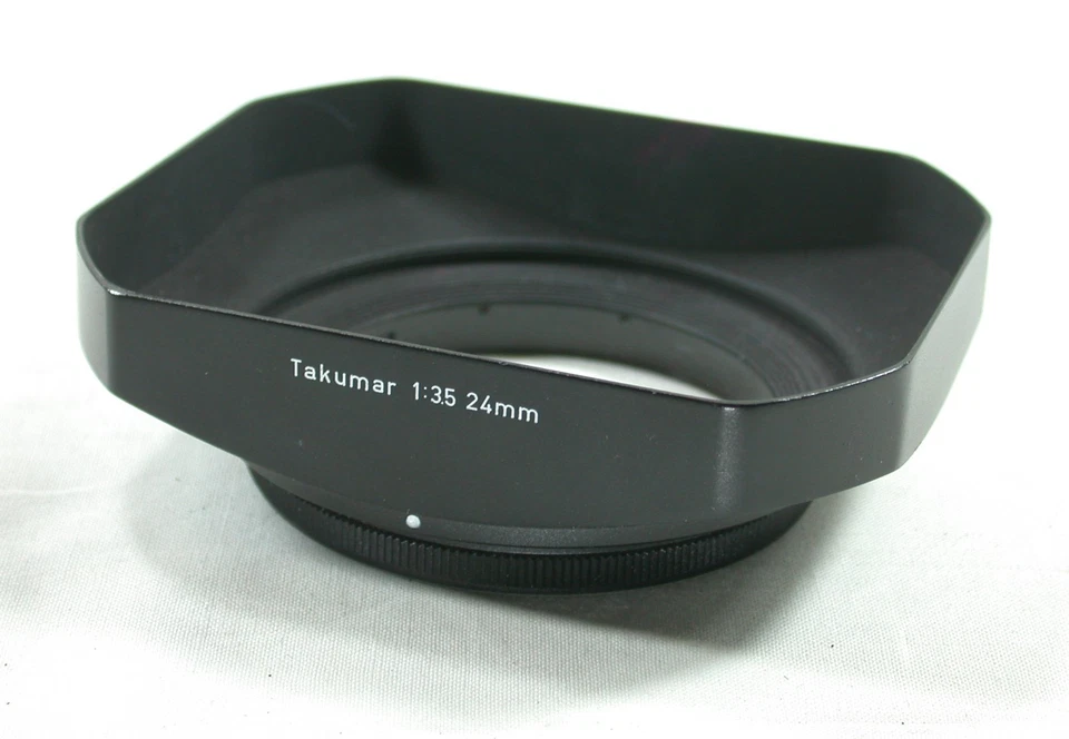 Genuine Pentax Metal Lens Hood For Pentax Takumar 24mm F3.5 Lens + Case - Image 4 of 4