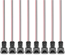 8 Pack Fuel Injector Connector Plug Harness, Replacement for 4.6L 5.0L 5.4L 5.8L