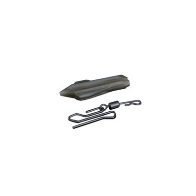RidgeMonkey Uni Lead Clip Silt Black - 5 Stück
