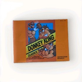 DONKEY KONG CLASSICS -- NES Nintendo Original Authentic Arcade Game 