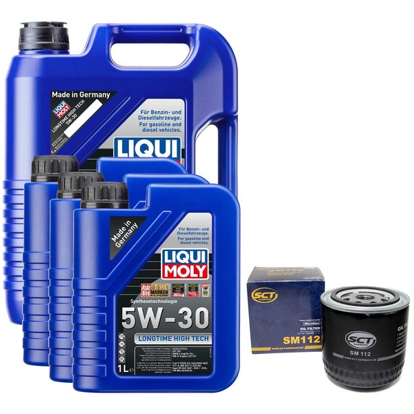 MotoröL Set High Tech 5W-30 Liqui Moly 8 Liter + ÖLfilter FüR Toyota Hiace Iv-image