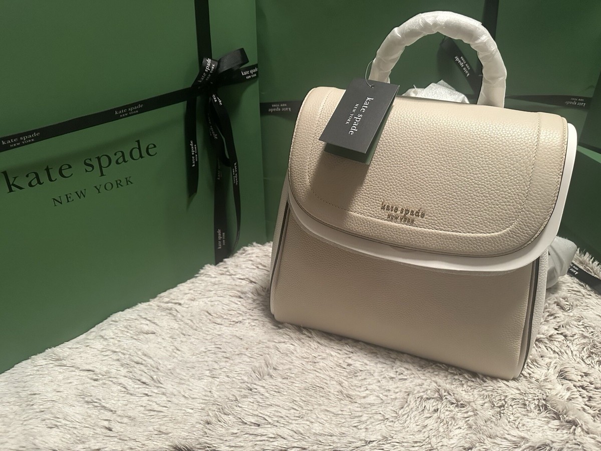 AUTH KATE SPADE Knott Colorblocked Backpack Crossbody MEDIUM 