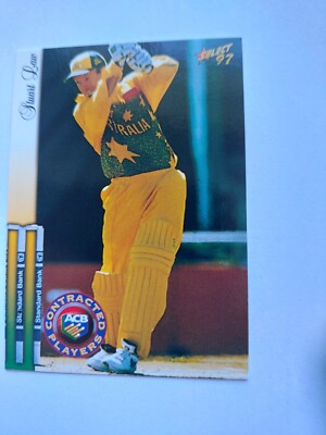 1997-98 SELECT CRICKET CARD ACB CONTRACT PLAYER CHASE CARD  17- STUART LAW - NM