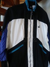 Vintage Nike Windbreaker Jacket Coat RN 56323 BLACK, ,WHITE, Purple SIZE Large