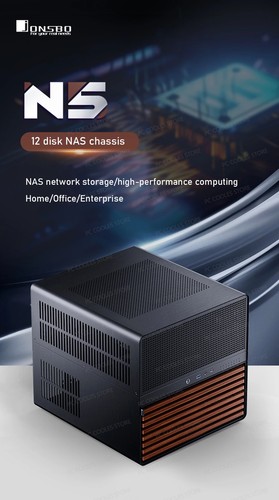 N5 NAS Case 12 Hard Disk Space Support ATX Motherboard ATX Power Supply With Fan - Picture 8 of 25