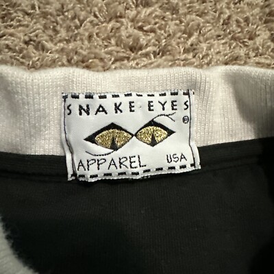 USA製 90sヴィンテージ ポロシャツ SNAKE EYES ヘリンボーン USA製 90sヴィンテージ ポロシャツ SNAKE EYES ヘリンボーン
