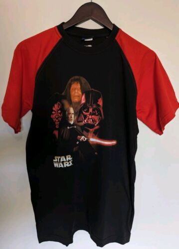 Vintage 2002 Officially Licensed Star Wars T-shirt Attack Of The Clones Jedi - Photo 1 sur 9