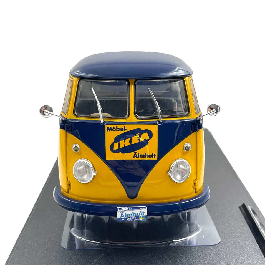 Modellino Auto Solido 1/18 Volkswagen T1 Pick Up Yellow Ikea 1950 - Immagine 2 di 4