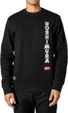 Fox Racing Yoshimura Crew Fleece Sweatshirt Black Adult Logo Shirt Size Medium