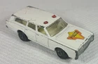 Matchbox Lesney #55 Mercury Police Car 1971 England white