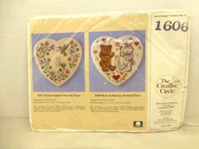 Creative Circle Kit 1606 BEAR & BUNNY SWITCH PLATE HEART COVER by Karen Paul NEW