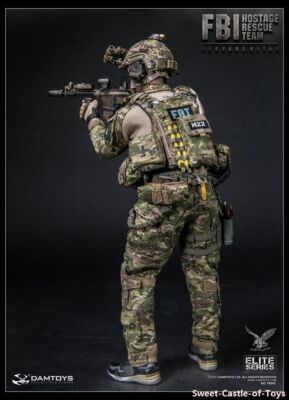 1/6 DamToys US FBI HRT Agent Hostage Rescue Team Servarevitas
