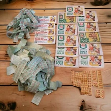 HUGE LOT Vintage S&H Green Stamps /Top Value / Savings Books & Loose Stamps