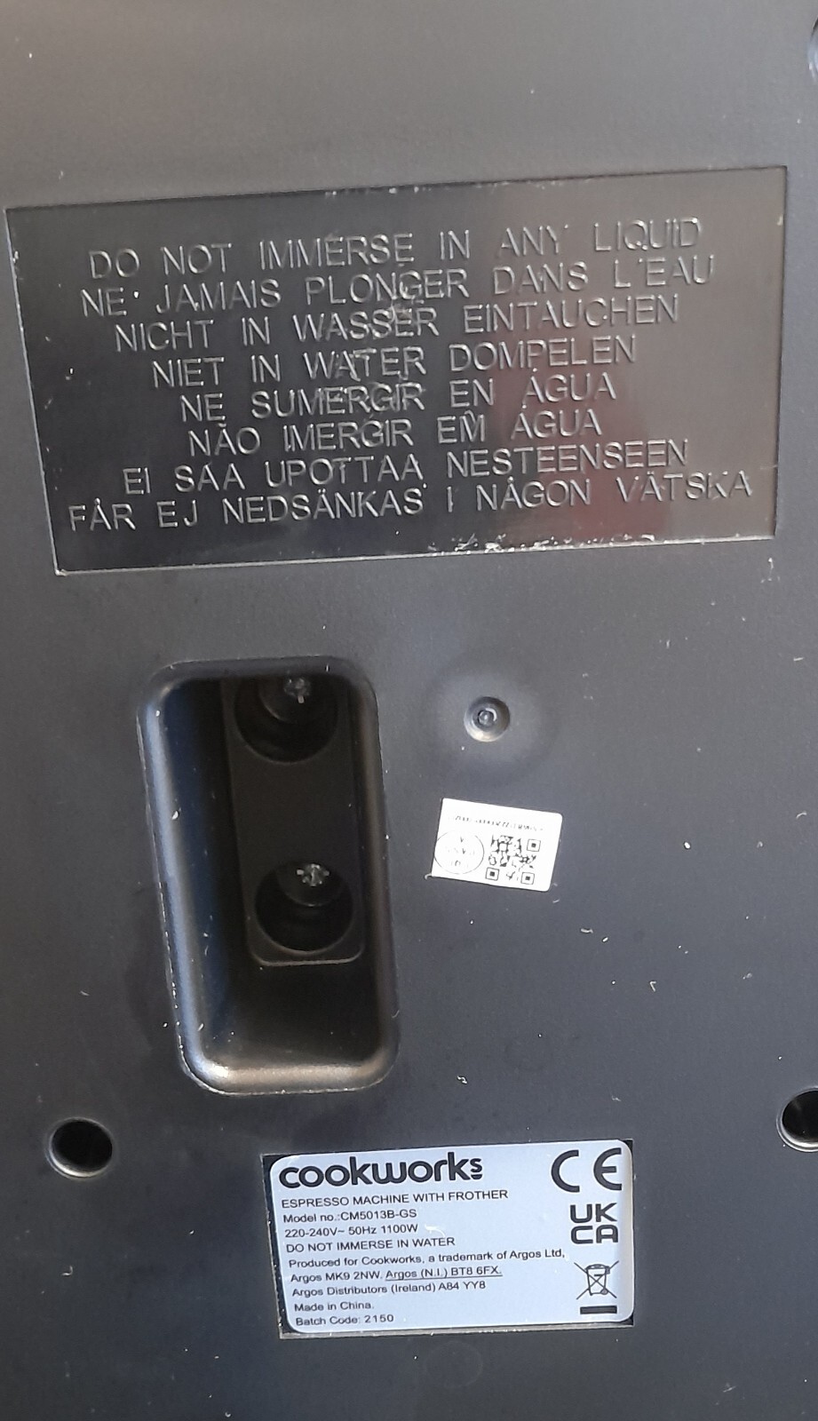 Cookworks Espresso Machine With Milk Frother CM5013B eBay