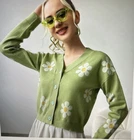 SHEIN WOMEN'S SIZE SMALL BUTTON DOWN FLORAL SWEATER NEW IN BAG